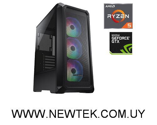 Equipo PC AMD Ryzen 5 5500 DDR4 16GB SSD M.2 1TB GTX 1050 Ti 4GB GDDR5